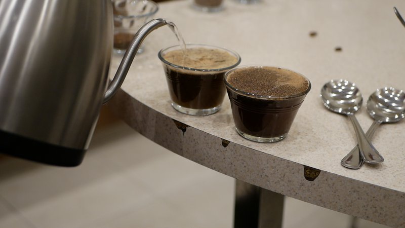 Coffee cupping - sensorial evaluation