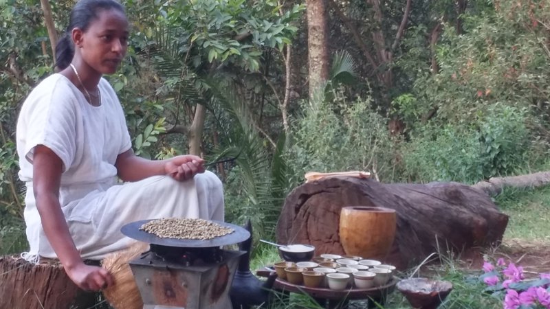 Only women can perform the coffee ceremony