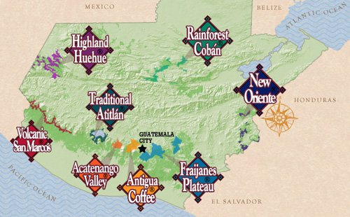 8 Coffee Growing Regions of Guatemala