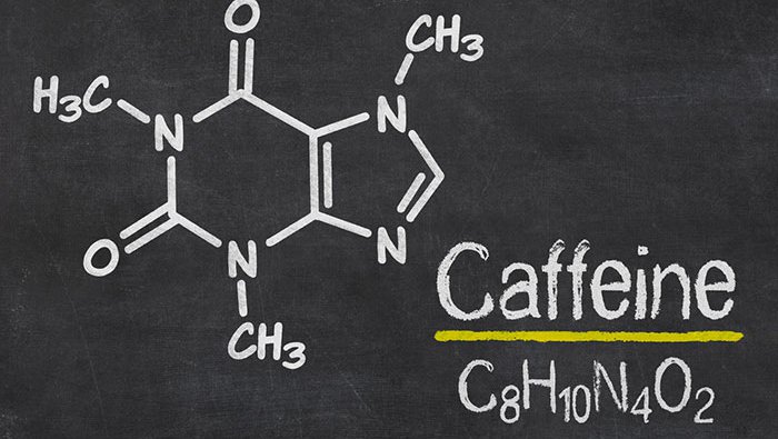 Caffeine molecule