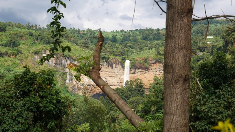 View on Sipi falls, Mount Elgon, Uganda